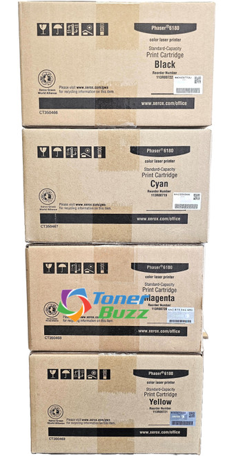 Xerox Set | 113R00719, 113R00720, 113R00721, 113R00722 | Original Xerox Toner Cartridge Set – Black, Color
