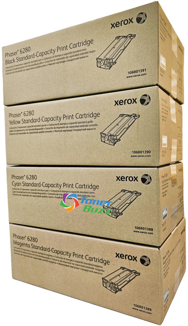 Xerox Set | 106R01388, 106R01389, 106R01390, 106R01391 | Original Xerox Toner Cartridge Set – Black, Color