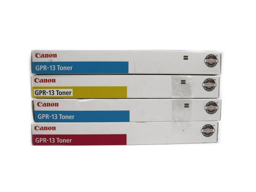 Canon GPR-13 CYMK Set | Original Canon Toner Cartridge Set - Black, Cyan, Magenta, Yellow