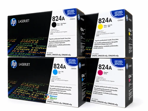 HP 824A Drum SET | CB384A, CB385A, CB386A, CB387A | Original HP Drum Cartridge - Black, Cyan, Yellow, Magenta