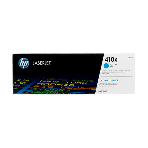 Cartuccia Toner Originale HP 410X Ciano &ndash; Alta Resa ~5.000 Pagine, CF411X