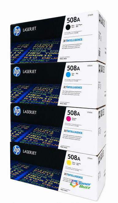 HP 508A | CF360A | Original HP Black Toner Cartridge - Toner Buzz