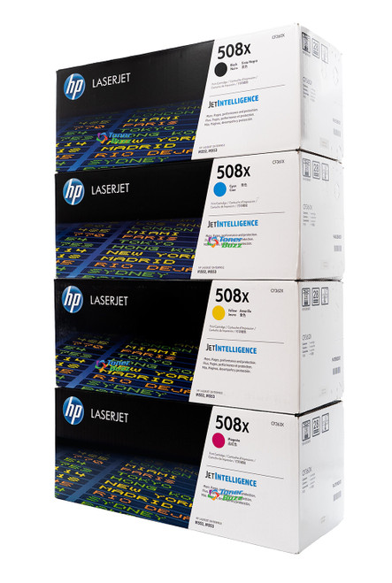 HP 508A SET (OEM) | 4-Pack | Original HP Toner Cartridges - Black