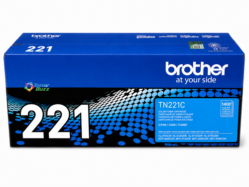Brother TN-221C | Original Cyan Toner Cartridge
