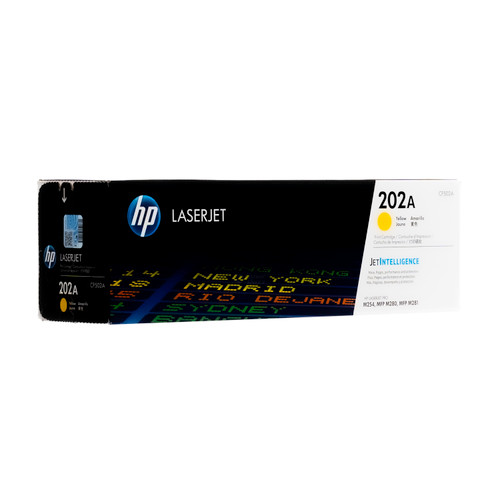 Cf502a Hp 202a Original Hp Toner Cartridge Yellow Toner Buzz 202a yellow toner cartridge laserjet. toner buzz