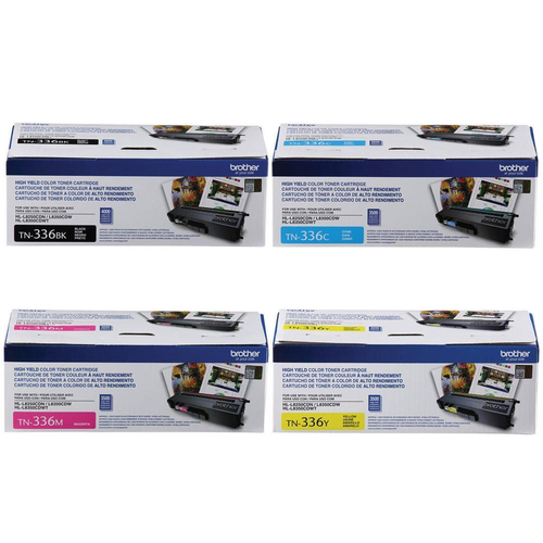 TN-336 Set | Original Brother Toner Cartridges – Black, Colors