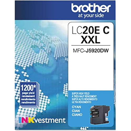 LC-20 | Original Brother Extra High-Yield Ink Cartridge – Cyan