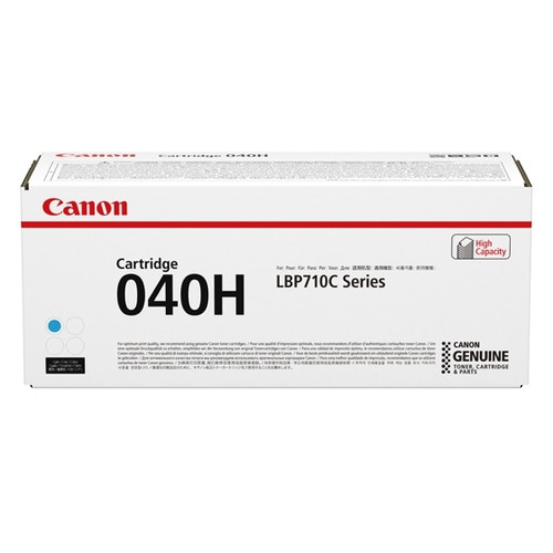 0459C001 | Canon 040H | Original Canon High-Yield Laser Toner Cartridge - Cyan