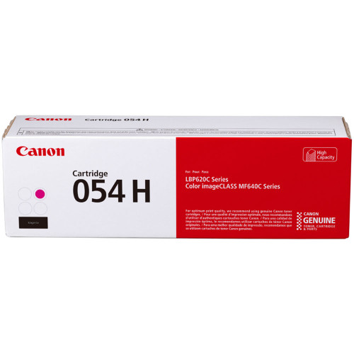 3026C001 | Canon 054H | Original Canon High-Yield Laser Toner Cartridge - Magenta