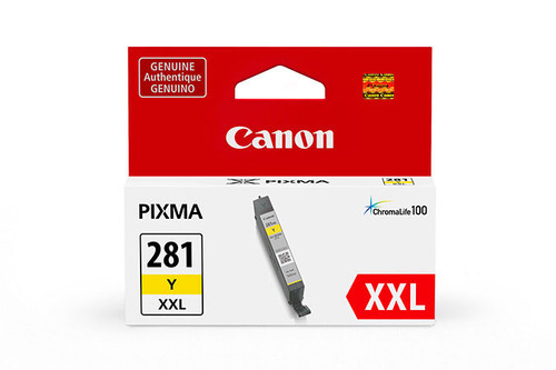 1982C001 | Canon CLI-281XXL | Original Canon Super High-Yield Ink Cartridge - Yellow