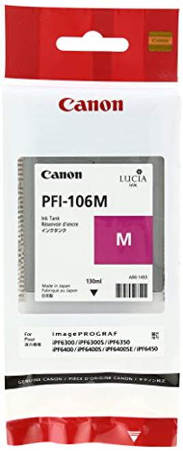 6623B001AA | Canon PFI-106 | Original Canon Ink Cartridge - Magenta