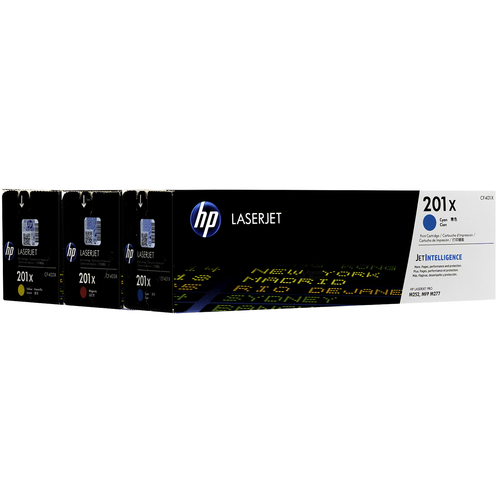 CF253XM | HP 201X | Original HP Toner Cartridges - Tri-Color