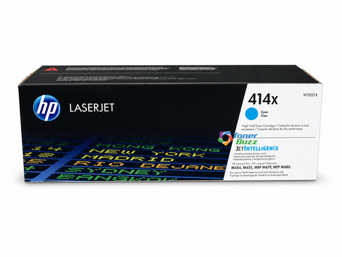 HP 414X Cyan | W2021X | Original HP Toner Cartridge – High Yield