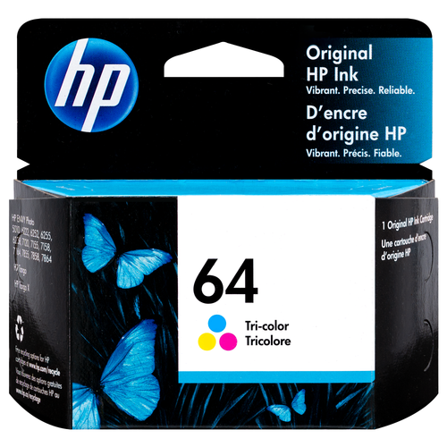 N9J89AN | HP 64 | Original HP Ink Cartridge - Tri-Color