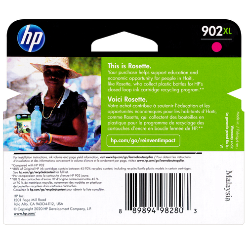 T6M06AN | HP 902XL | Original HP Ink Cartridge - Magenta