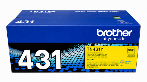 Brother TN-431 Set | 4-Pack Original Toner Combo | 4 Colors
