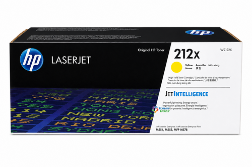 HP 212X Yellow | W2122X | Original HP Toner Cartridge – High Yield