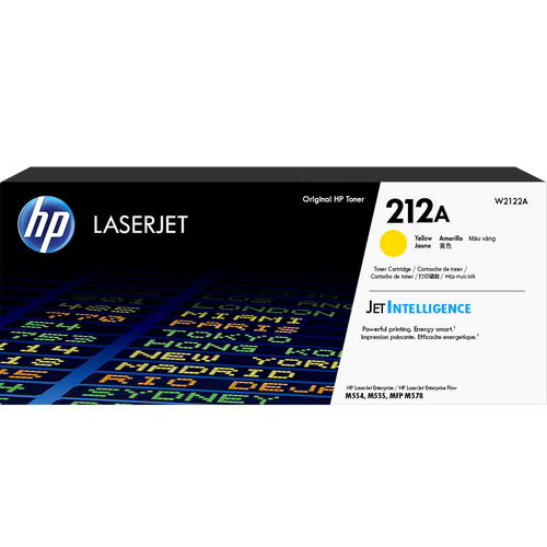 W2122A | HP 212A | Original HP LaserJet Toner Cartridge - Yellow