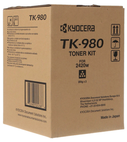 TK-980 | 1T05J00US0 | Original Kyocera Toner Cartridge - 2-Pack - Black