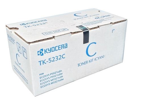 TK-5232C | 1T02R9CUS0 | Original Kyocera High-Yield Toner Cartridge - Cyan