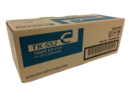 TK-552C | 1T02HMCUS0 | Original Kyocera Toner Cartridge - Cyan