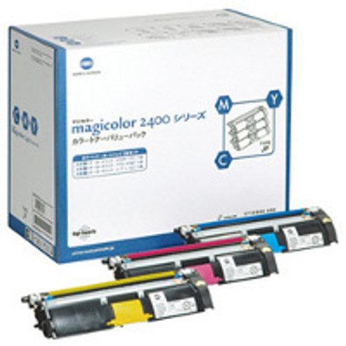 1710595-002 Set | 1710587-005 1710587-006 1710587-007 Original Konica Minolta Toner Cartridges - Yellow, Magenta, Cyan