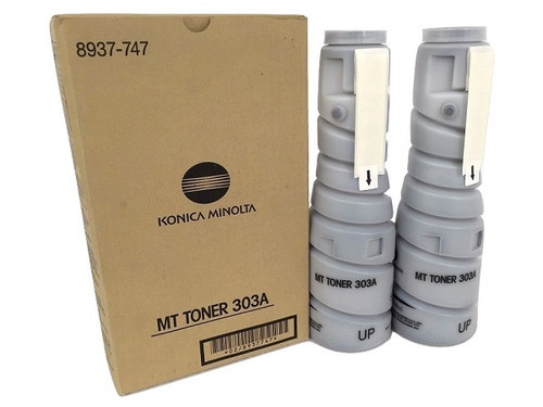 8937747 | 303A | Original Konica Minolta Toner Cartridges - Black