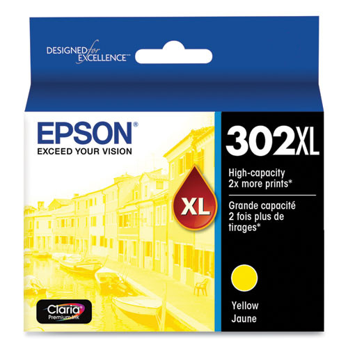 T302XL420-S | Epson® T302XL | Original Epson® Claria® High-Yield Ink Cartridge - Yellow