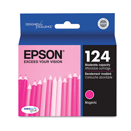 T124320-S | Epson® 124 | Original Epson® DURABrite Ultra® Ink Cartridge - Magenta