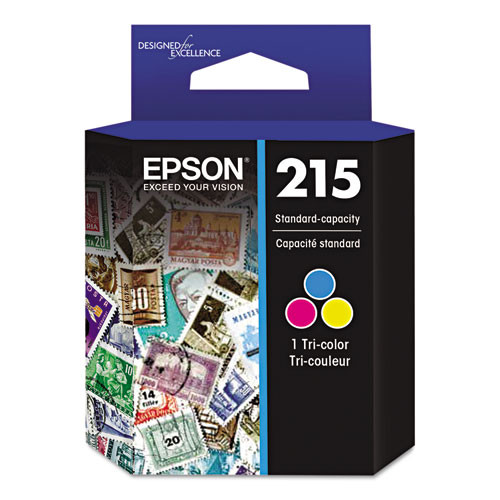 T215530-S | Epson® 215 | Original Epson® DURABrite Ultra® Ink Cartridge - Cyan, Magenta, Yellow