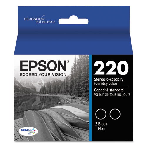 T220120-D2 | Epson® 220 | Original Epson® DURABrite Ultra® Ink Cartridge - Black