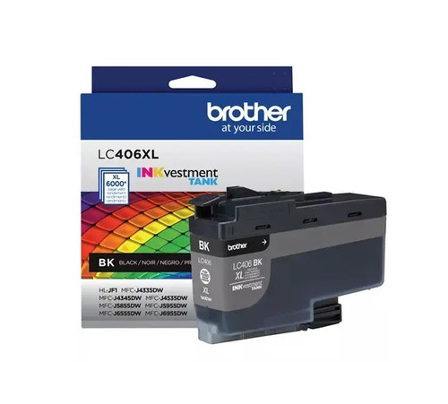 LC-406XLBKS | Original Brother Inkvestment Tank High-Yield Ink Cartridges - Black