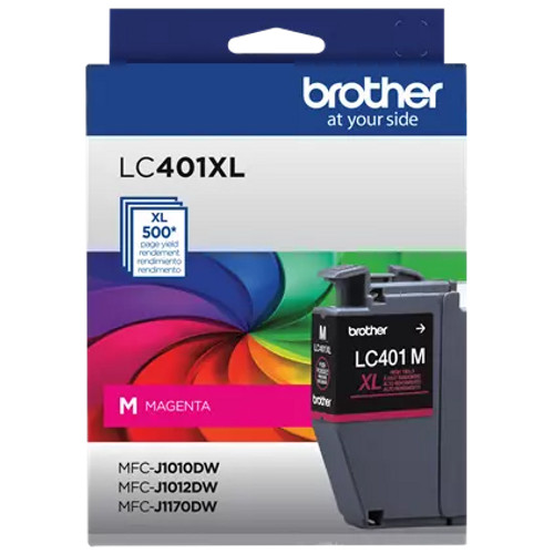 LC-401XLMS | Original Brother High-Yield Ink Cartridge - Magenta