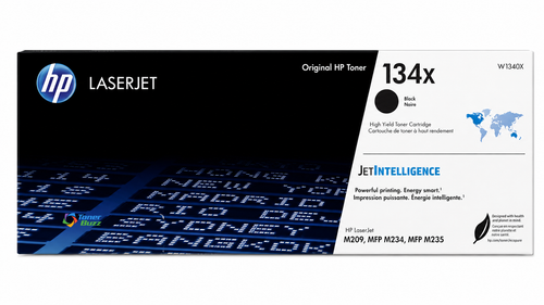 リーダーカード つな ATK40 HP130 HP 134X | W1340X | Original HP Black Toner Cartridge – High Yield