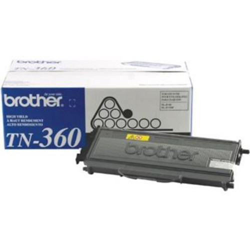 Original Brother TN-360 Black High-Yield Laser Toner Cartridge
