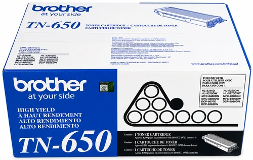Brother TN-650 | Original Black High-Yield Toner Cartridge