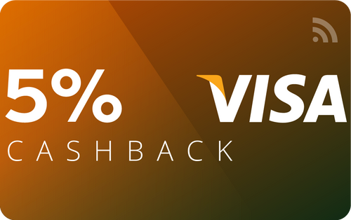 5% Cashback Rewards