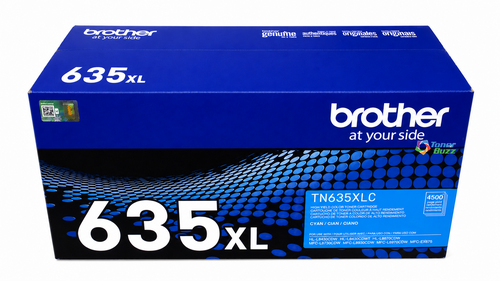 TN-635XLC | Original Brother High-Yield Toner Cartridge - Cyan