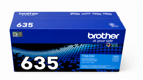 TN-635C | Original Brother Standard Yield Toner Cartridge - Cyan