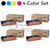 Original Xerox Phaser 6180 Black Cyan Magenta Yellow Toner Cartridge 4-Pack 113R00719 113R00720 113R00721 113R00722