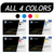 HP 643A SET All 4 colors | Q5950A Q5951A Q5952A Q5953A | Original HP Toner Cartridge - Black, Cyan, Magenta, Yellow