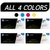 HP 650A SET All 4 colors | CE270A CE271A CE272A CE273A | Original HP Toner Cartridge - Black, Cyan, Magenta, Yellow