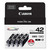 6384B008 | Original Canon Ink Cartridge Combo Pack - Black (2), Gray, Light Gray