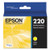 T220420-S | Epson® 220 | Original Epson® DURABrite Ultra® Ink Cartridge - Yellow