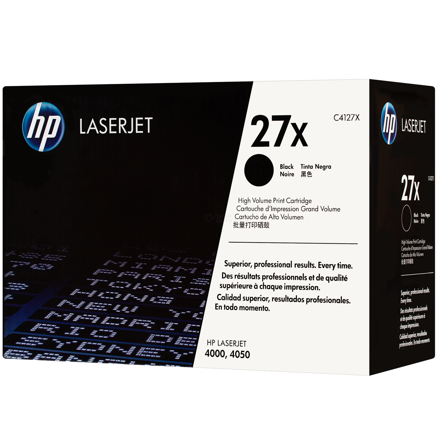 1 Pack Compatible C4127X 27X Black Toner For HP LaserJet 4000 4000TN 4050N 4050 