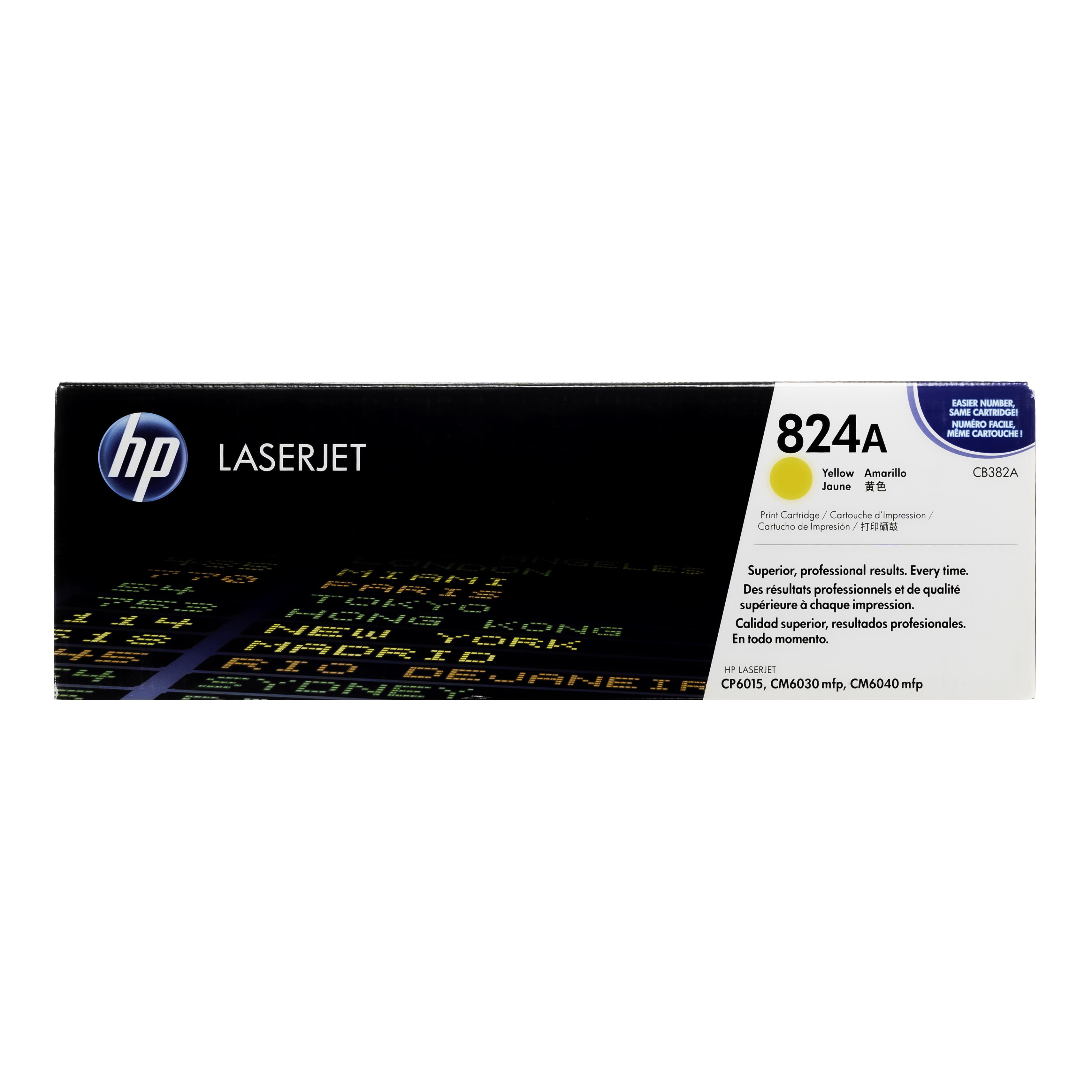 CB382A | HP 824A | Original HP Toner Cartridge – Yellow