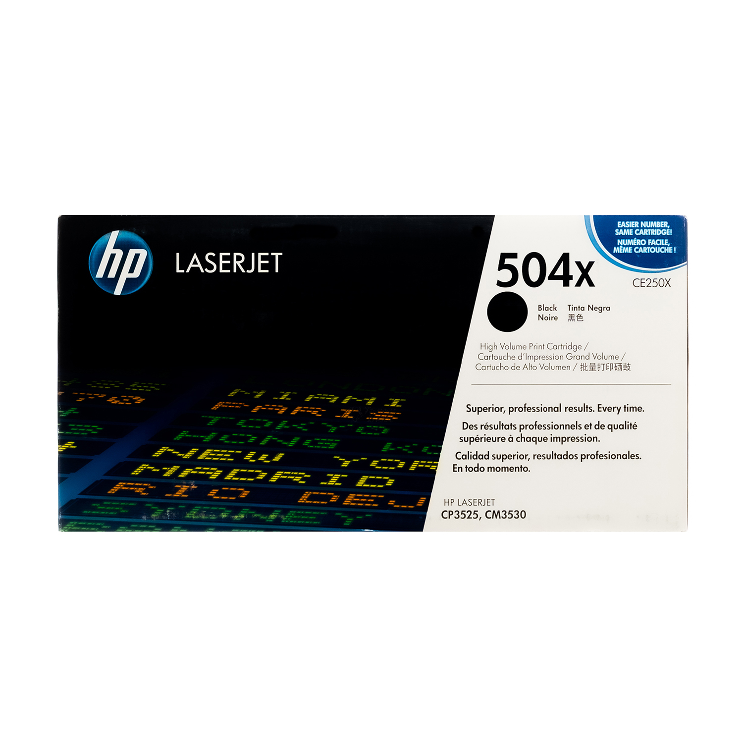 CE250X | HP 504X | Original HP High-Yield Toner Cartridge – Black