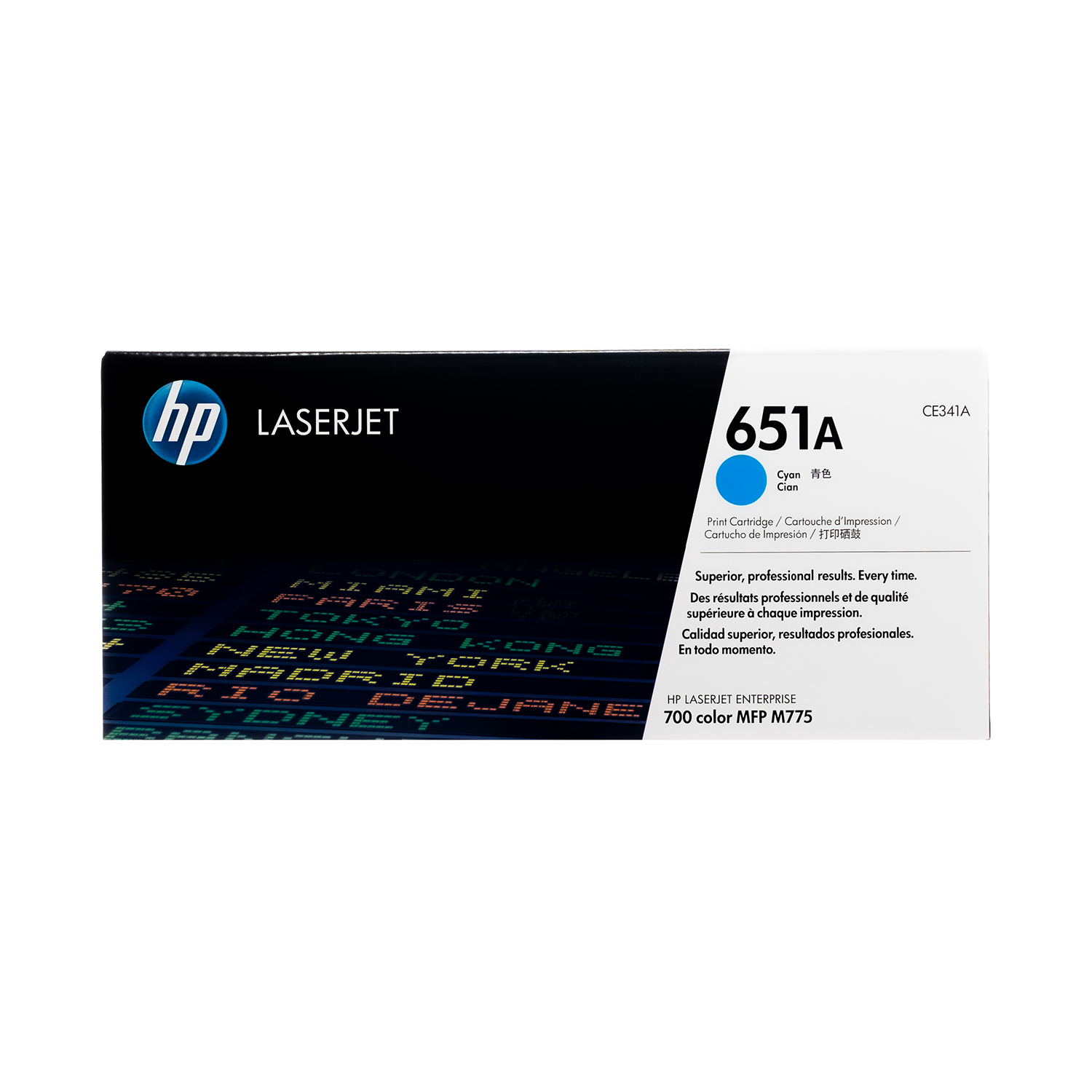 HP LaserJet 651A シアン トナーカートリッジ HP 651A Cyan | CE341A | Original HP Toner Cartridge - Toner Buzz
