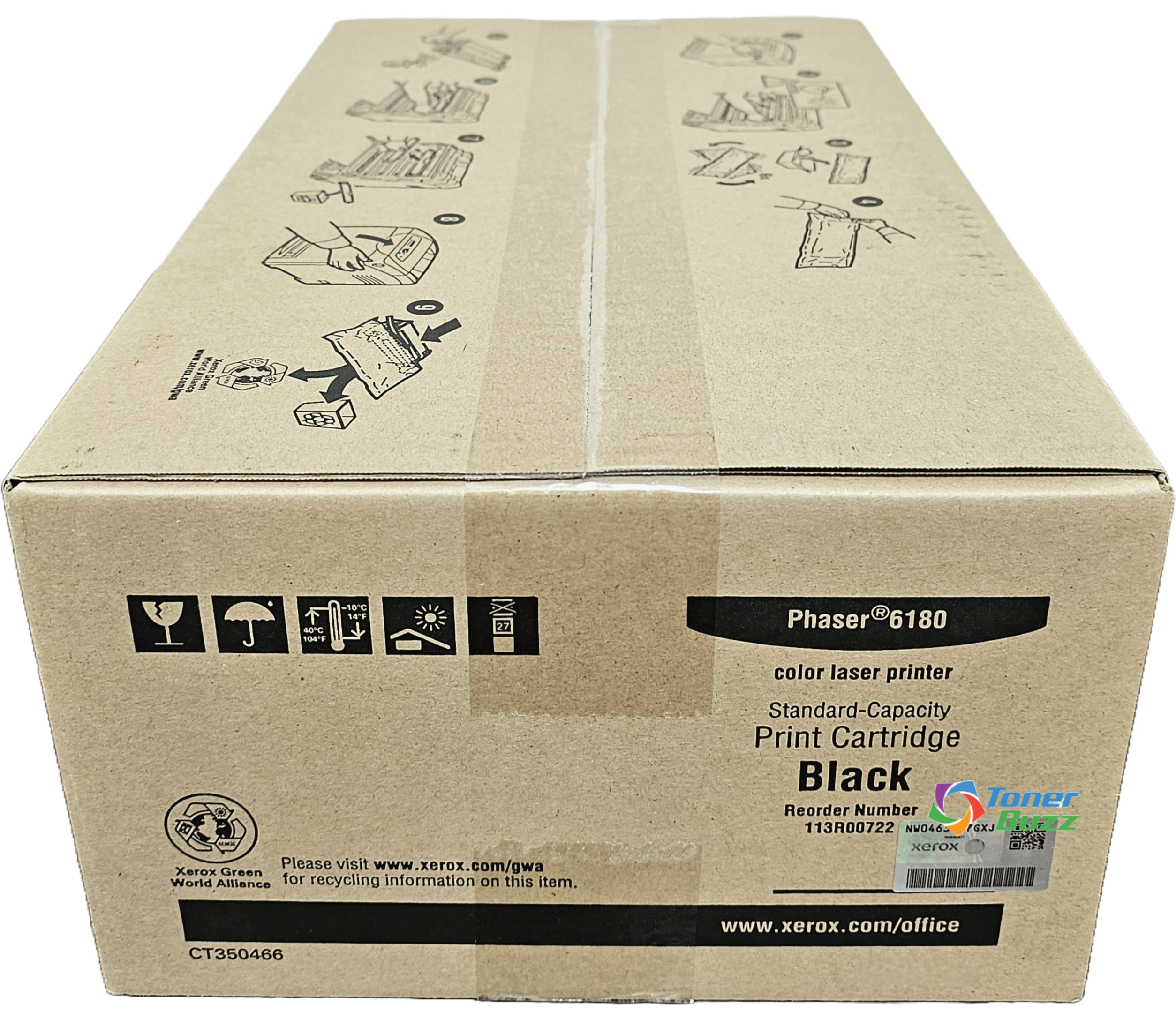113R00722 | Phaser 6180/6180MFP | Original Xerox Toner Cartridge - Black