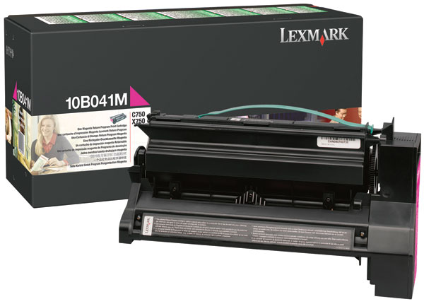 Original Lexmark 10B041M C750 Magenta Prebate Return Program Laser Toner Cartridge